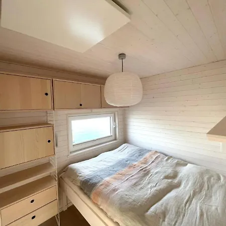 بوتيل Hausboot Bruntje Mit Dachterrasse In Kragenaes Auf Lolland/dk